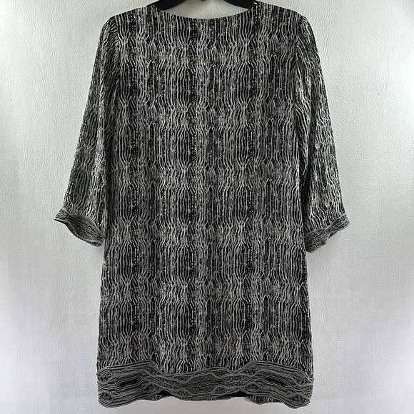 Diane Von Furstenberg Lexie 100% Silk Embroidered Dress, 4 - Picture 7 of 13